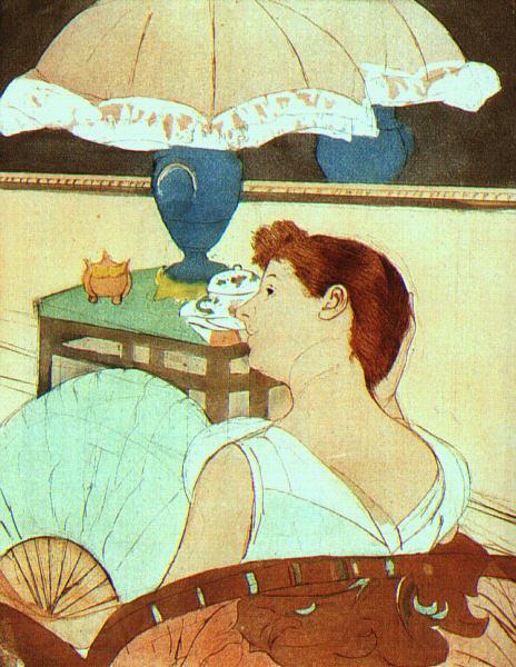 Mary Cassatt The Lamp Spain oil painting art